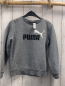 Preview: Puma  Pullover  Gr. 140  grau schwarze Schrift weißer Puma 