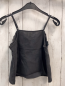 Preview: H&M  Sommerbluse  Gr. 134  grau Struktur Netzbund mit Lochstickerei