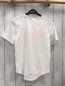 Preview: S´Oliver  T-Shirt  Gr. 140  weiß pink Flamingos + Schrift 