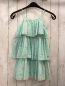 Preview: H&M  Kleid  Gr. 128  mint Rüschen kleine Bilder 