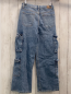 Preview:   Hose  Gr. 146  blau Jeans aufgesetzte Taschen Bund verstellbar 