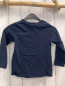 Preview: H&M  Langarmshirt  Gr. 98  blau Pailettenbild Lastwagen weiße Schrift 