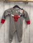 Preview: neu Adidas  Overall Gr. 68  hellgrau Struktur NBA Bulls 