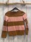 Preview: H&M Pullover  Gr. 122/128  ocker rosa Streifen Strick 