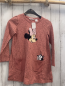 Preview: H&M  Kleid  Gr. 122/128  lachs schwarze Punkte Minnie Mouse + Katze 