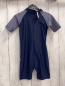 Preview:   UV-Schutzoverall Gr. 104  blau + blau weiß gestreifte Ärmel 