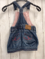 Preview: Esprit  Trägerrock Gr. 98  blau Jeans pink Knöpfe 