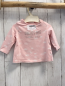 Preview: S´Oliver Langarmshirt Gr. 68  rosa Wolken silber Schrift