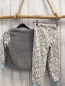 Preview: 2tlg Pullover + Hose Gr. 110  grau + grau weiß Leoprint Plüsch