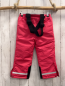 Preview:  Schneehose Gr. 104  himbeerton schwarze Träger