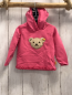 Preview: Steiff Pullover Gr. 74  pink Kapuze Bärenkopf quietschend