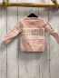 Preview: Jacky Pullover Gr. 62  rosa Strick weiß beige Schafe