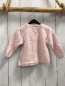 Preview:  Strickjacke Gr. 68  rosa Lochmuster