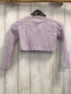 Preview: manguun Strickjacke Gr. 110  flieder Lochmuster