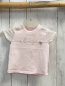 Preview: Gymp T-Shirt Gr. 68  rosa Lochmusterärmel