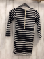 Preview: H&M Kleid Gr. 110  schwarz weiße Streifen