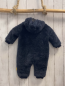 Preview: Steiff  Plüschoverall Gr. 62  blau Kapuze mit Ohren 