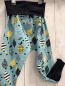 Preview:   Jogginghose  Gr. 104  mint bunte Zitronen schwarzer Bund 