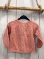 Preview:  Strickjacke Gr. 80  lachs Lochmuster