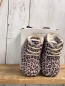 Preview: Little Indians Boots Gr. 19  rosa grau Leoprint warm gefüttert