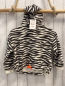 Preview: zara neu Pullover Gr. 122  grau weiß Zebramuster NP 14,95€