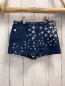 Preview: Jacadi Wintershorts Gr. 98  blau silber Glitzersterne Bund verstelbar