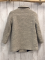 Preview: Massimo Dutti Mantel Gr. 110  silber beige glitzernd 32% Wolle