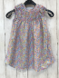 Preview: Zara  Kleid  Gr. 98  rosa bunte Blumen gesmokter Ausschnitt 