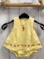 Preview: Carter´s  Kleid  Gr. 62  gelb gestickte Blumen Bodyunterteil 