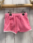 Preview: Jacadi  Shorts  Gr. 80  rosa Frottee weißer Bund Taschen mit weißen Knöpfen 