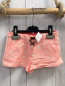 Preview: Zara  Shorts  Gr. 110  creme orange Muster  Bund verstellbar  braune Kordel 