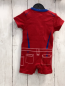 Preview: Engelbert Strauß  Playsuit  Gr. 50/56  rot blauer Bund Reißveschlussdruck 