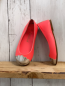 Preview: neu Billieblush Ballerinas  Gr. 25  neonrot silber Kappe + Frese 