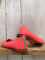 Preview: neu Billieblush Ballerinas  Gr. 25  neonrot silber Kappe + Frese 