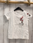 Preview: H&M  T-Shirt Gr. 110  weiß  gestickte Blumen Käfer Schrift 