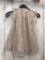 Preview: H&M  Kleid  Gr. 92  beige Tüllüberkleid mit goldenen Glitzerpunkten 