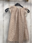 Preview: H&M  Kleid  Gr. 104  beige Tüllüberkleid mit goldenen Glitzerpunkten 