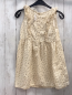 Preview: H&M  Kleid  Gr. 140  beige Sturktur hellblaue Blumen Rüschen 