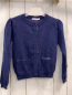 Preview: Billieblush Strickjacke  Gr. 104  blau mit verdeckten silber Pailetten 