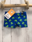 Preview: neu  Badehose  Gr. 92  blau hellgrüne Frösche 