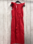 Preview: H&M  Jumpsuit  Gr. 122  rot Rüschen mit Lochstickerei 