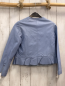 Preview: neu Massimo Dutti  Lederjacke  Gr. 122  hellblau 