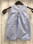 Preview: Jacadi Playsuit Gr. 68  blau weiß kariert Bär 