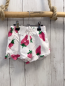 Preview: zara Shorts Gr. 98  weiß pink grüne erdbeeren