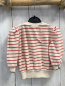 Preview: Emile & Ida Pullover Gr. 68  beige rot Streifen Frottee