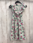 Preview: zara Jumpsuit Gr. 98  mint lila grün Blumen