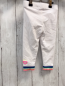 Preview: Billieblush Leggings Gr. 74  weiß bunt gestreifter Bund