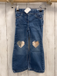 Preview:  Jeggings Gr. 98  blau jeans Pailettenherzen an den Knien