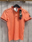 Preview: Adidas neu Sportshirt Gr. 128  neonorange rost schwarz weiß aprikot gestreifter Buund