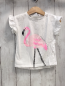 Preview: zara T-Shirt Gr. 86  weiß Flamingo
